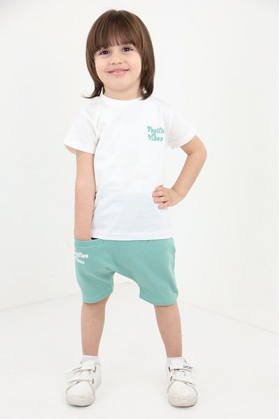 Toontoy Baby Boy Printed Shorts Set