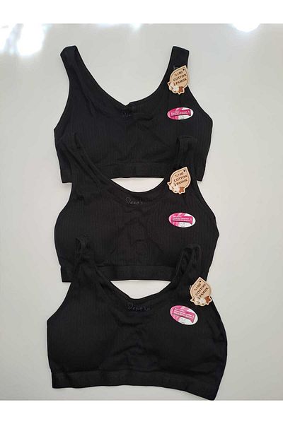 NARIYA Large Size Cotton 3-Piece Bra - Padded, Gathering and Half Tank Top