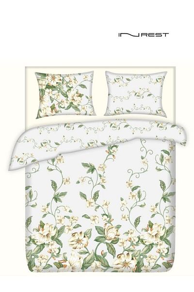 INREST طقم غطاء لحاف ستينكل (بدون حشو) قطن 100% مقاس كينج 230×250 سم - 3 قطع