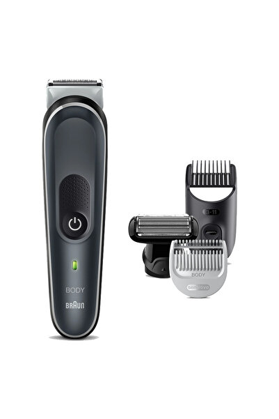 Braun Body Groomer Series 5 - تقنية SkinShield، لطيفة على البشرة، وقت تشغيل 1...