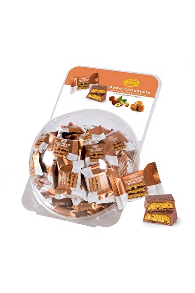 Bolçi SÜTLÜ FINDIKLI KADAYIF DOLGULU 16 GR KARE 10 adet (FLOWPACK)