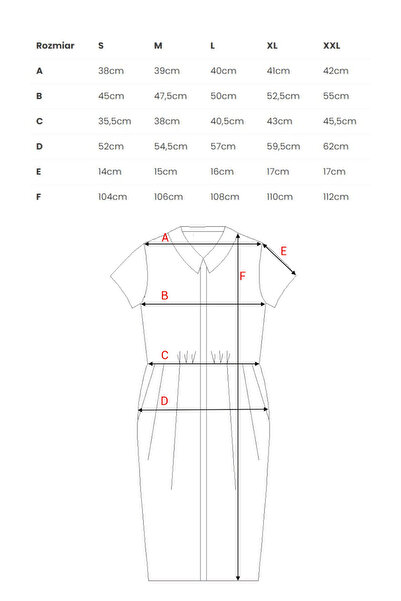 Stylove Rochie camasa cu nasturi si guler