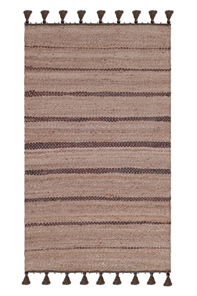 GizHome Pata Jut Halı CJ-01 Coffee 75X150