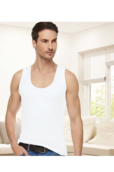 KEYAL Tutku Elit 3-Piece Men's Modal Elastane Strap Undershirt