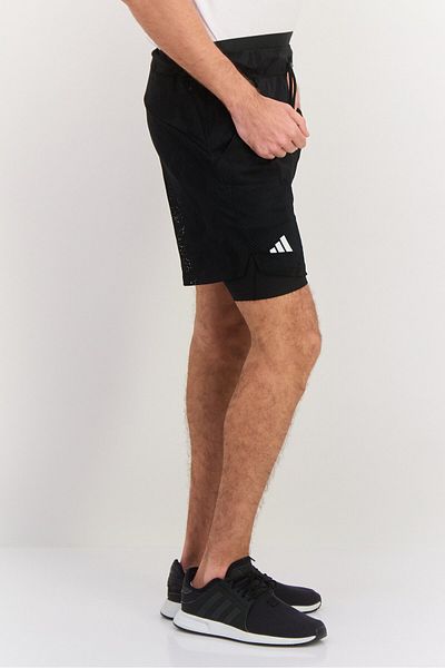 adidas Men Sportswear Fit 2 In 1 Training Shorts, Black