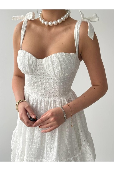 JANES Monika Shoulder Tie Dress