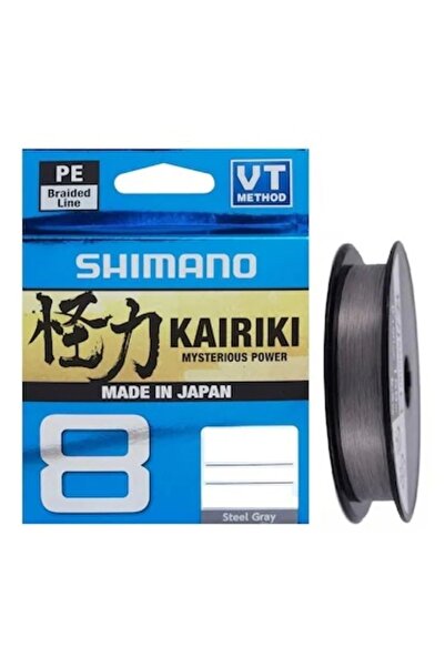 Shimano Kairiki Steel Gray (GRİ) 0,28mm 150mt 8kat Ip Misine