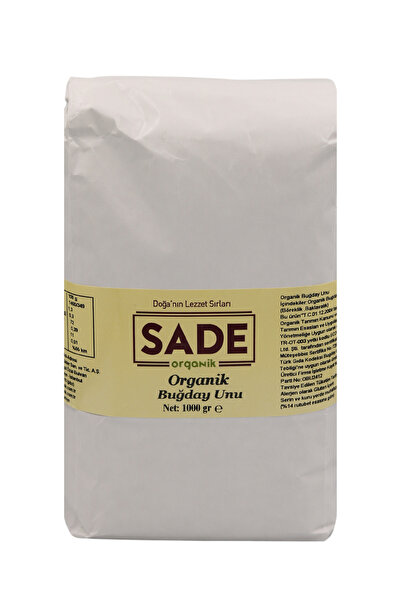 Sade Organik Beyaz Un 1000 gr