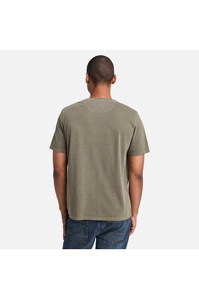 Timberland Dunstan River Garment Dye κοντό μανίκι T Ανδρικό πράσινο μπλουζάκι Tb0a5yaya581