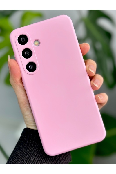 Go Aksesuar Galaxy S24 Uyumlu İçi Kadife Lansman Esnek Silikon Kılıf