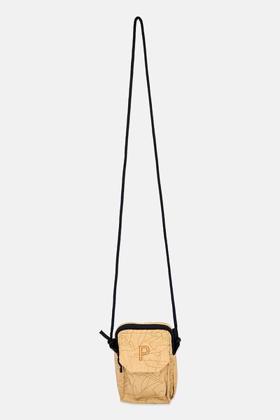 Puma Men Embroidered Logo Sports Bag 15 H x 11 L x 3,5 W cm, Tan