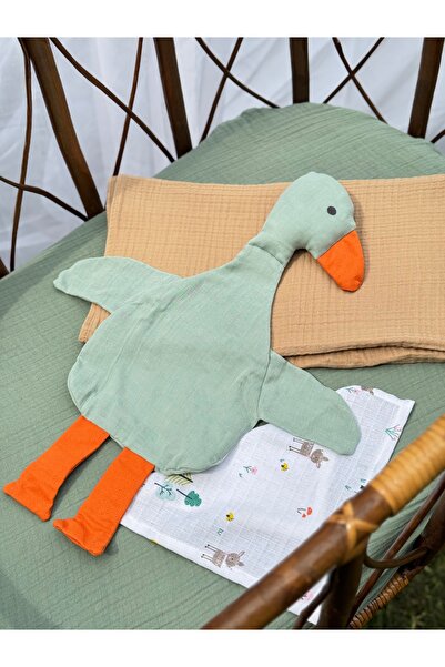 BETSY STUDIO %100 Pamuk Müslin Bebek Uyku Arkadaşı