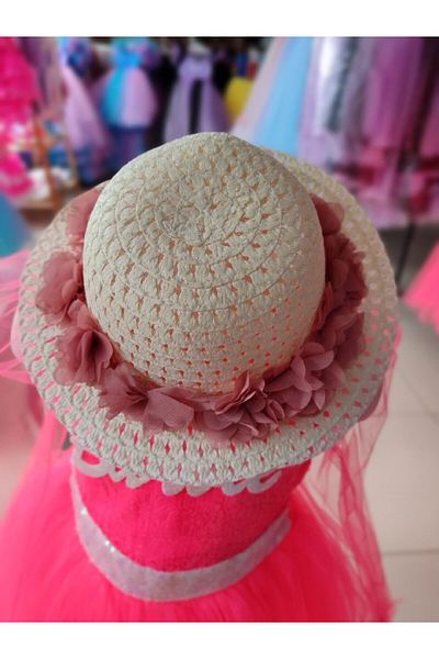 ABİYEKİDS Floral Girl Hat Trilby for 2/9 Years Aby206