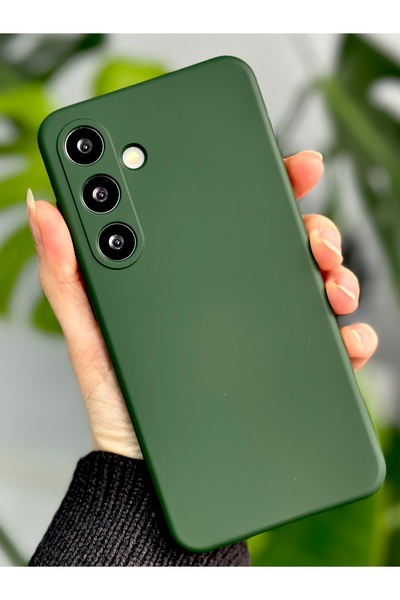 Go Aksesuar Galaxy S24 Uyumlu İçi Kadife Lansman Esnek Silikon Kılıf