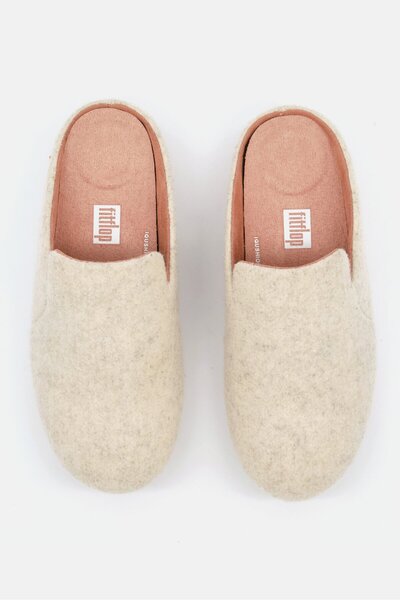 Fitflop Women Chrissie Ii Haus Felt Clogs, Ivory