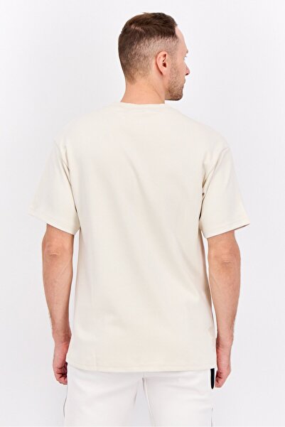 Puma Men Sportswear Fit Short Sleeves Outdoor T-Shirt, Cream