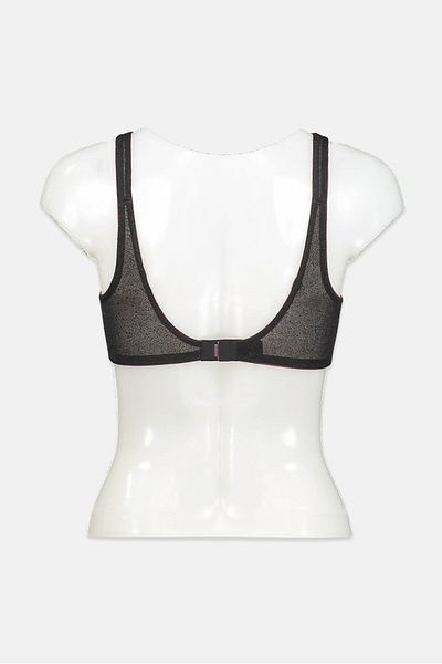 SLOGGI Women Non,Padded Soft Bra, Black