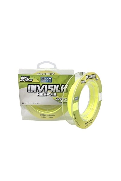 ASSO Invısılk Surf Castıng Clear Yellow 300 Mt 0.28Mm Misina