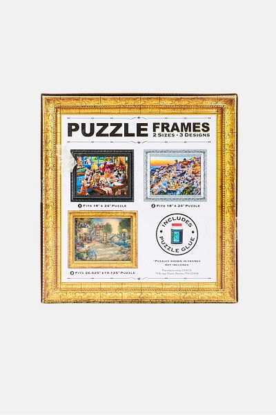 Ceaco 3 Jigsaw Puzzle Frames, Black