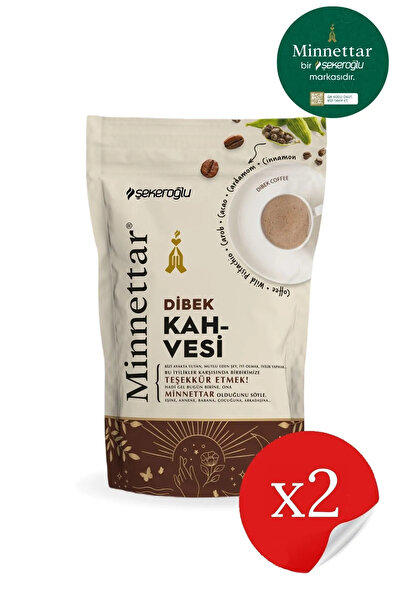 Şekeroğlu Minnettar Dibek Kahvesi 2 x 165 Gr ( 2 PAKET )