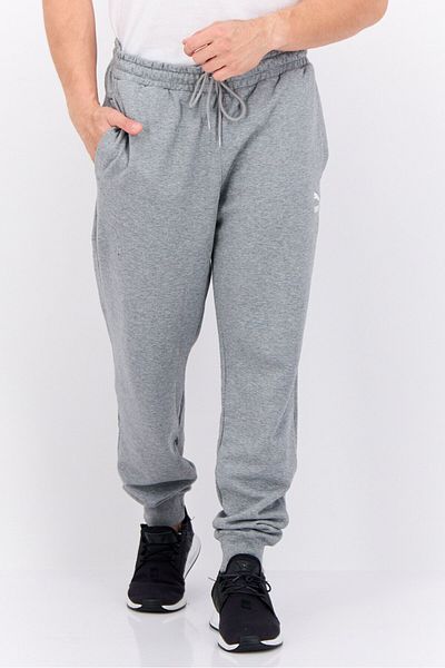 Puma Men Sportswear Fit Embroidered Logo Outdoor Sweatpants, Medium Grey