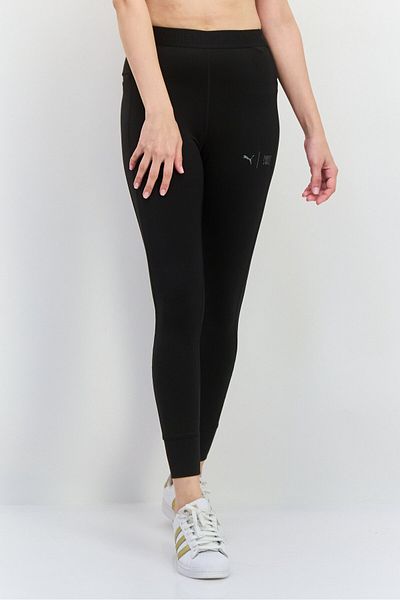 Puma Women Sportswear Fit Brand Logo Tights, Black