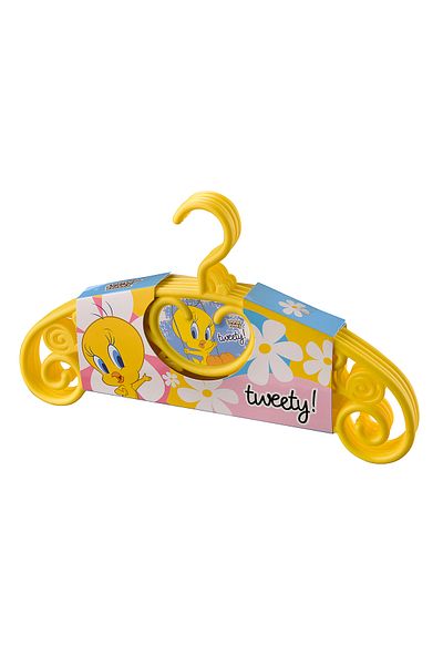 TWEETY Licensed Girl's Clothes Hanger Set of 4