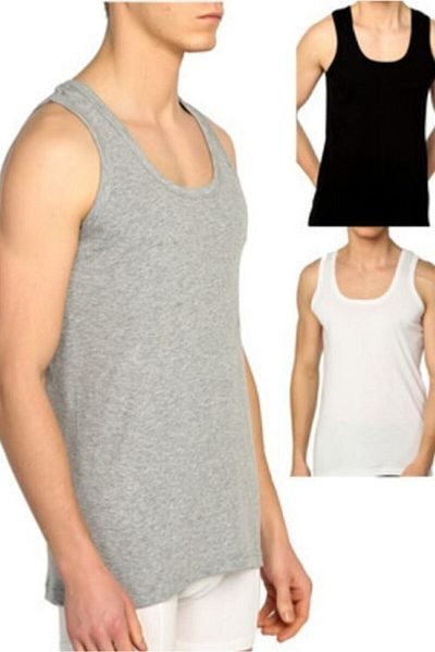 KEYAL Passion Men's Singlet 6 Pack Mixed White Black Gray Colors Are the Future
