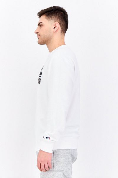 Champion Men Sportswear Fit Crew Neck Long Sleeve Sweatshirts, White