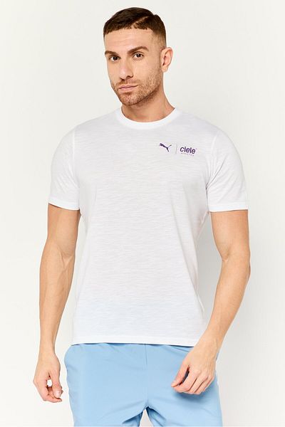 Puma Men Sportwear Fit Short Sleeves Outdoor T-shirt, White