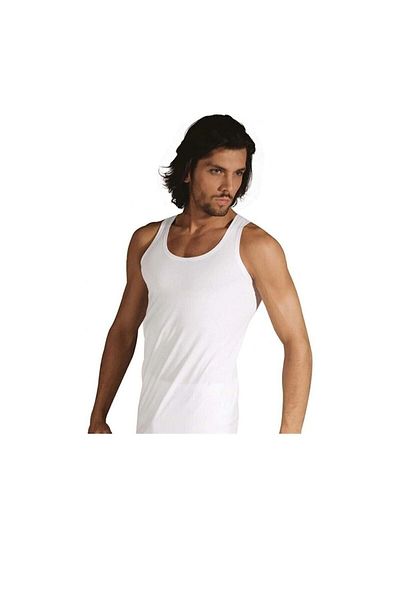 ENTAHA Seher Yıldızı 12-Pack Combed Cotton Men's Strappy Undershirt - 4XL-7