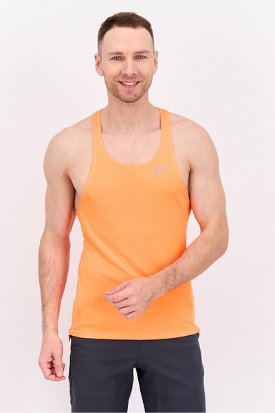 Nike Men Dri-Fit Sleeveless Training Vest , Bright Orange