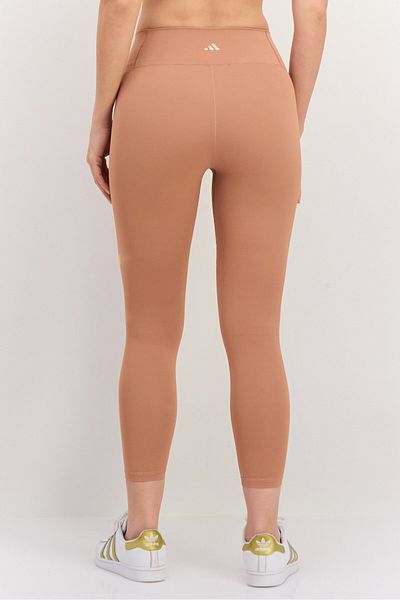adidas Women Tight Fit Yoga 7/8th Leggings, Rust Brown