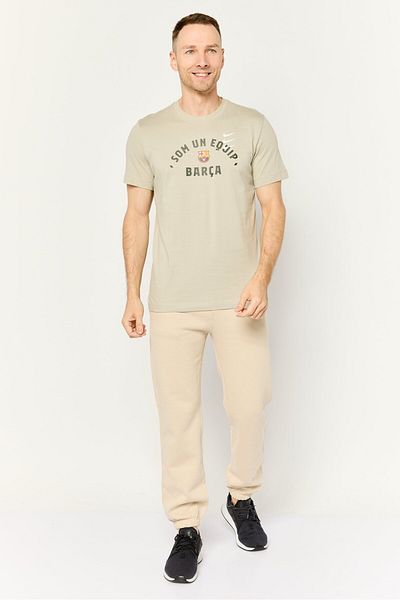 Nike Men Sportswear Fit Short Sleeve Outdoor T Shirt, Light Grey