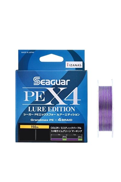 seaguar Lure Edition PE 0.2 X4 150mt Multi Color Örgü LRF İp Misina