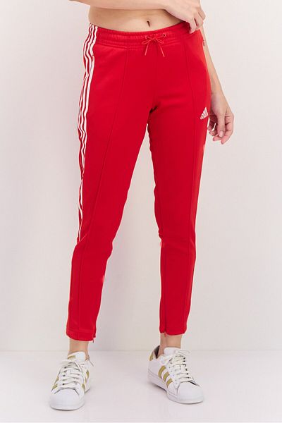 adidas Women Regular Fit Brand Logo Training Sweatpants, Red