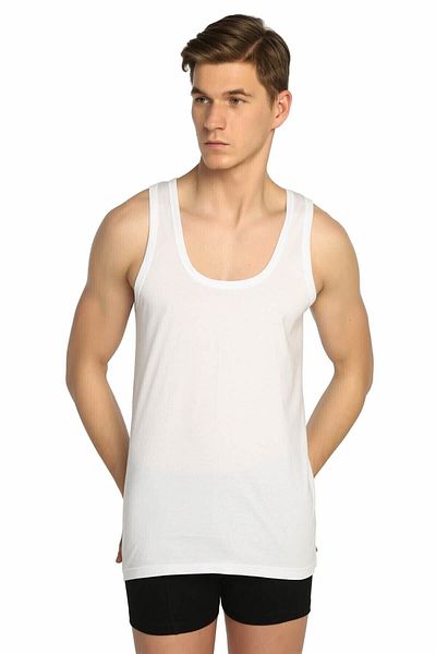 KEYAL Seher 10 Pack Men's White Classic Undershirt 0001