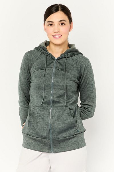 Bearpaw Women Sportswear Fit Long Sleeves Outdoor Hoodies, Sage Green