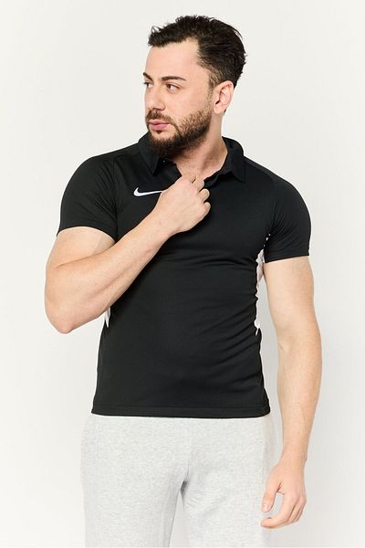 Nike Men Sportswear Fit Short Sleeves Running Polo, Black