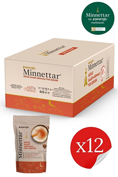 Şekeroğlu Minnettar Sütlü Salep 12 X 200 gr ( 12 Paket )
