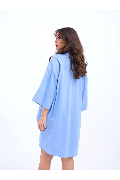 JANES 4328 Модель сорочка - Синя