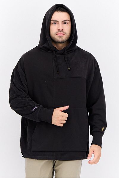 Puma Men Sportswear Fit Long Sleeves Outdoor Hoodies, Black