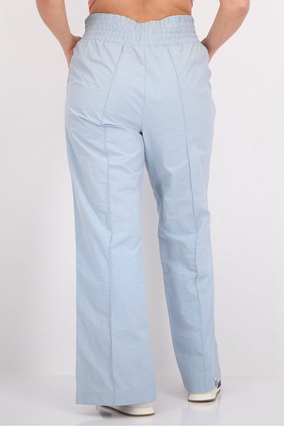 The Giving Movement Women Regular Fit Brand Logo Wide Leg Pants, Light Blue