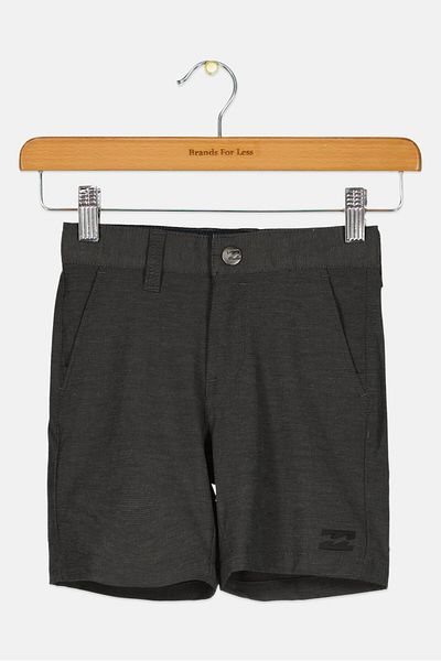 BİLLABONG Toddlers Boy Brand Logo Walking Shorts, Dark Grey