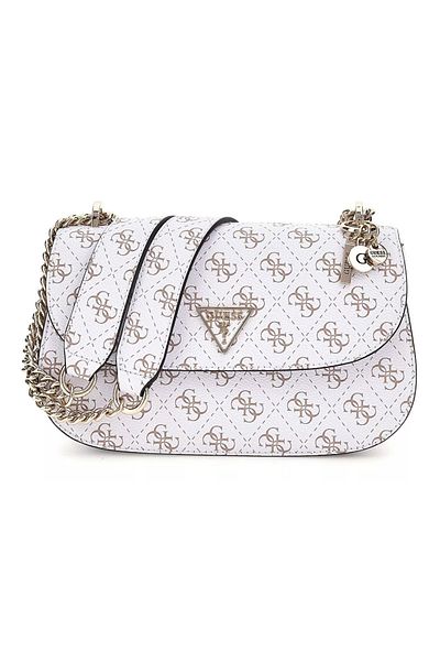 Guess Jeans Geantă de mână albă de damă Erica Guess