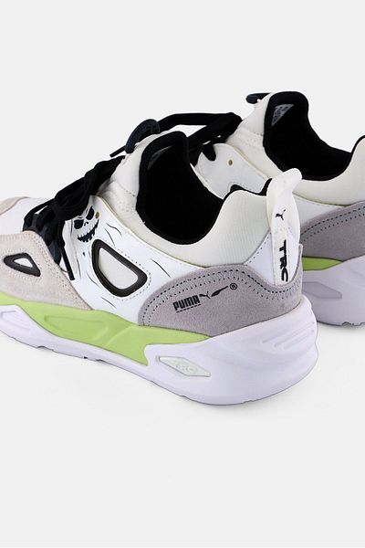Puma Kids Boy Trc Blaze Haunted Lace Up Outdoor Shoes, White Combo