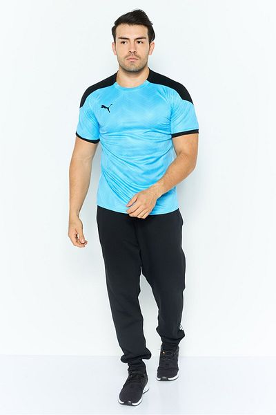 Puma Men Sportswear Fit Training Jersey, Blue/ Black