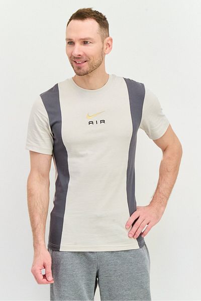 Nike Men Sportswear Fit Short Sleeve Training T-shirt, Beige