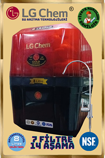 ligth gastro LG Chem GOLD SYH-KIR ÜCRETSİZ MONTAJ 8 LİTRE 7 FİLTRE 14 AŞAMA G...