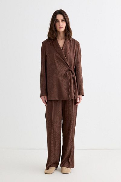 KADRİYE BAŞTÜRK Galia Jacquard Jacket & Pants Set